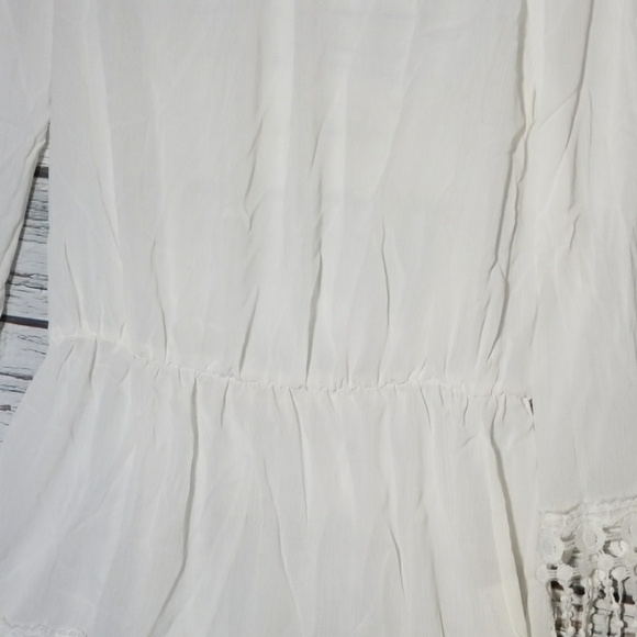 NWT Zanzea sheer lace fringe swim bikini cover up - Picture 5 of 7